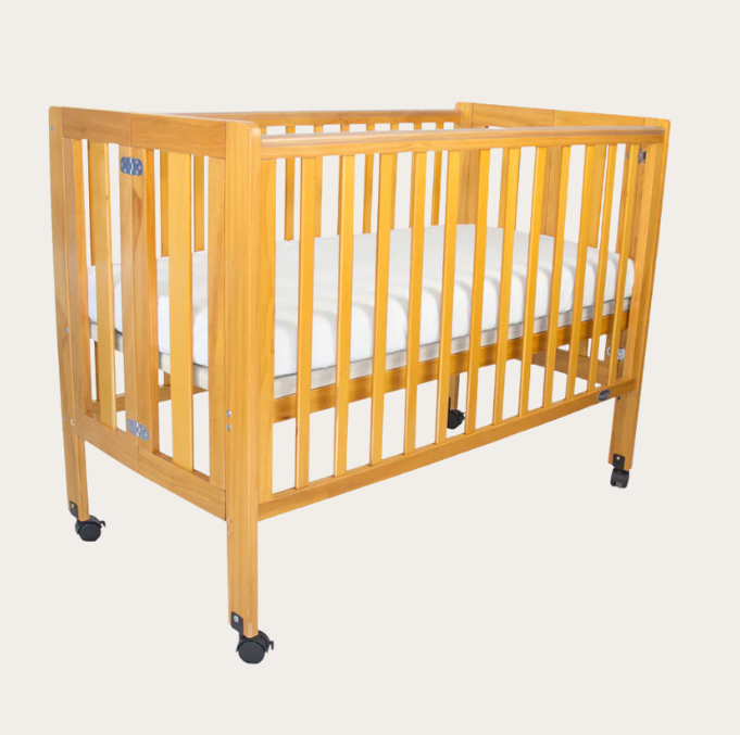 Babyhood Fold N Go Timber Cot